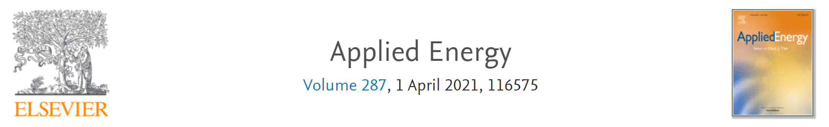 Elsevier Applied Energy Template Word